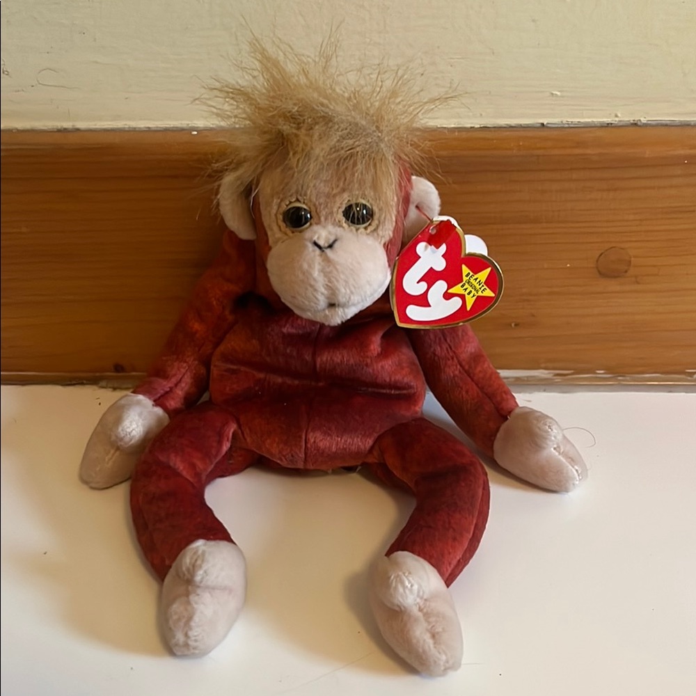 TY Beanie Baby “Schweetheart” Monkey